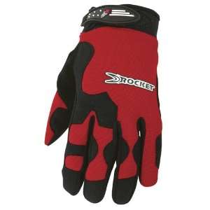  Joe Rocket Crew Gloves   Large/Red: Automotive
