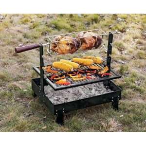  Camping Rome Firepan Rotisserie Grill