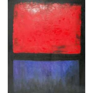  Rothko Paintings No. 14 (Red, Blue over Black)