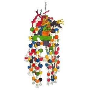  Large Beaded Rope Swing Bird Toy with Knots