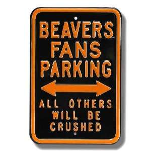  Oregon State Beavers Black Parking Sign: Sports & Outdoors