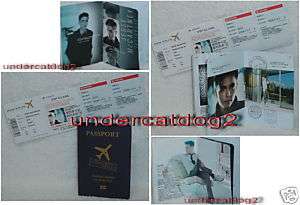 Jesse McCartney Departure Taiwan Promo Passport + Card  