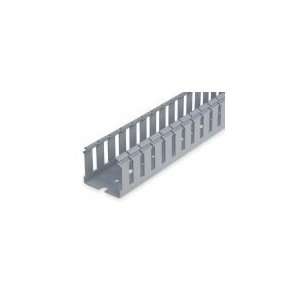  THOMAS & BETTS TY4X4WPG6 Wire Duct,Wide Slot,Gray,Width 4 