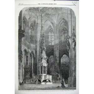  1859 Interior Church St Lawrence Nuremberg Read Print 