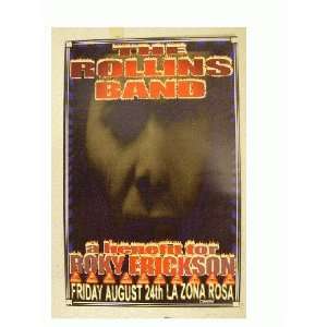  The Henry Rollins Band Poster Benefit Rocky Erickson 