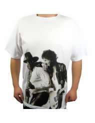 Bruce Springsteen T Shirt Born to Run Tour Charlotte, NC White Size L