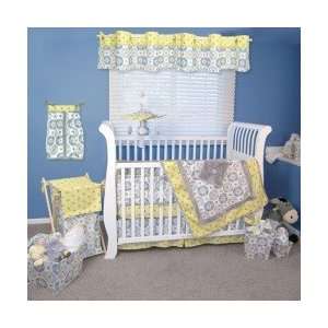  Monaco 4 Piece Crib Set  Yellow Neutral Baby Bedding Baby