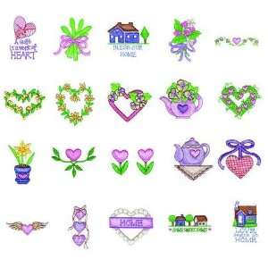  Great Notions Embroidery Machine Designs HOME & HEART 