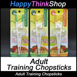 Edison Adult Right or Left Handed Training Chopsticks + Bonus Ginseng 