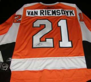 JAMES VAN RIEMSDYK SIGNED #21 Home Flyers Jersey w/COA  