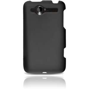 HTC Wildfire Rubberized Shield Hard Case   Black (Free HandHelditems 