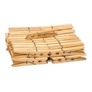   Intl Home Products SWCP50 50 Spring Wood Clothespins