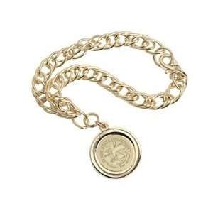  Boise State   Charm Bracelet   Gold
