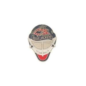   Hockey Pin   Columbus Blue Jackets Goalie Mask Pin: Sports & Outdoors