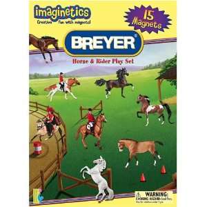  Breyer Horses & Rider Magnet Play Set: Sports & Outdoors