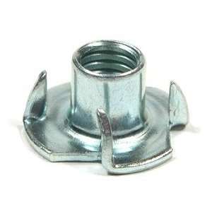  3/8 16 X 7/16 4 Prong T nut with Zinc Plating   10 PACK 
