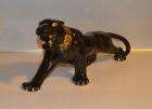 Ceramic Black Panther Retro TV Cat Painted Rare Art Deco Design 