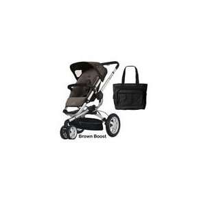   Quinny CV155AVKIT1 Buzz 3 Stroller   Brown Boost With a Diaper B Baby