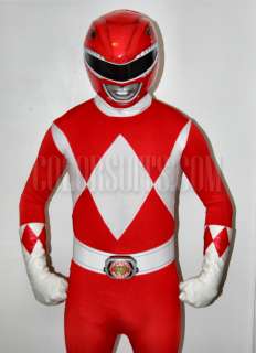 Mighty Morphin Power Rangers   Red Ranger Suit Costume  