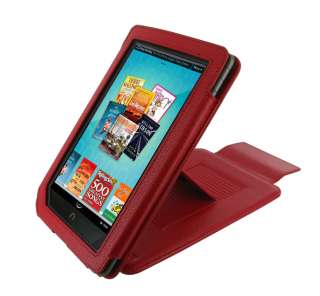   Multi View Leather Case Cover Stand for Nook Color / Tablet  