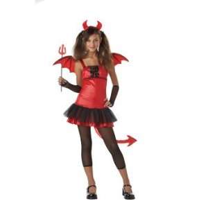  Devil Grrrl Junior Teen Party Costume(X Large Red/Black 