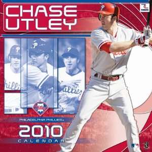  Chase Utley 2010 Philadelphia Phillies 12x12 Wall Calendar 