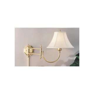  Murray Feiss swing shift lamp Polished Brass Height 17 