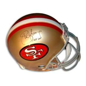 Steve Young 49ers t/b Pro Helmet Signed HOF05:  Sports 