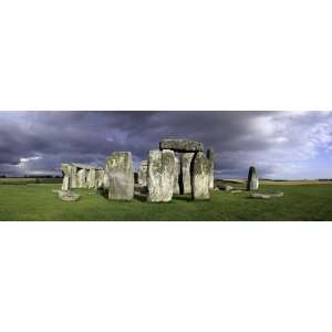  Stonehenge Print on 16 x 48 Gallery Wrapped Canvas: Home 