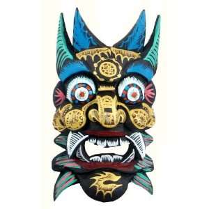  Himalayan Wooden Painted Mask 