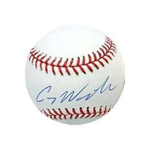  Casey Weathers autographed official Major League Baseball 