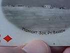 1900 alaska souvenir photo playing card midnight sun point barrow
