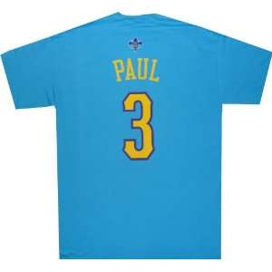  Chris Paul New Orleans Hornets Adidas Blue Shirt: Sports 