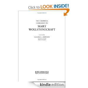 The Cambridge Companion to Mary Wollstonecraft (Cambridge Companions 