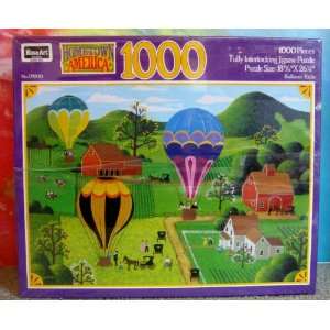  Hometown America Balloon Ride jigsaw puzzle: Toys & Games