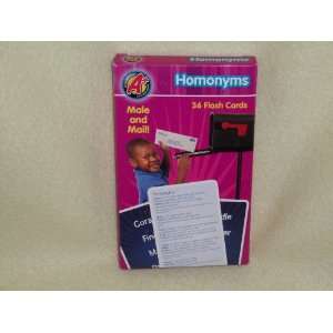  A+ Homonyms 36 Flash Cards Toys & Games