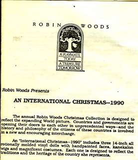 1800S GERMAN FAMILY CHRISTMAS DOLL MARLENA ROBIN WOODS VINYL DOLL 14 