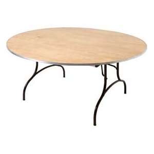  Mity Lite Madera Plywood Folding Table   Round 60 Home 