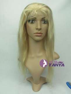 front lace wig remy human hair 18 613# silky straight  