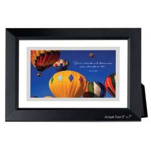   Attitude (Hot Air Balloons) 5X7 Motivational Picture