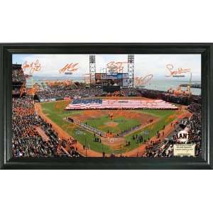  San Francisco Giants AT&T Park Signature Field Framed 