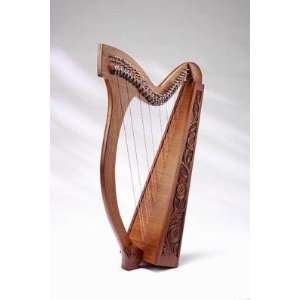    EMS Minstrel Celtic Harp, 29 strings, Rosewood Musical Instruments