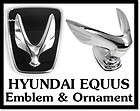 2010 2011 2012 HYUNDAI EQUUS OEM Tailgate Emblem & Hood Wing Ornament 