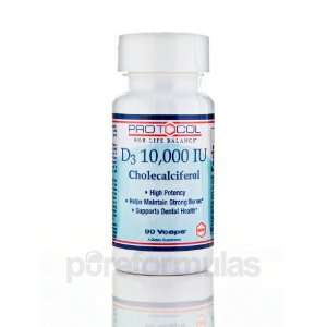  Protocol for Life Balance D3 10,000 IU Cholecalciferol 90 