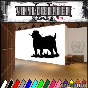 Boer Goat Shadow Animal Animals Vinyl Decal Sticker 005