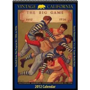   Vintage California Football 2012 Wall Calendar