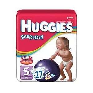  Huggies Snug & Dry Diapers Step 5 4X27: Baby