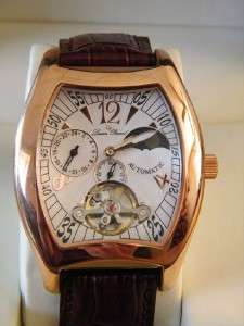 Automatic Rose Gold Color Wristwatch Lucien Piccard 89  