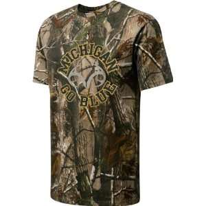  Michigan Wolverines Realtree Outfitters Camouflage Circle 