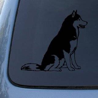 SIBERIAN HUSKY   Dog   Vinyl Car Decal Sticker #1560  Vinyl Color 